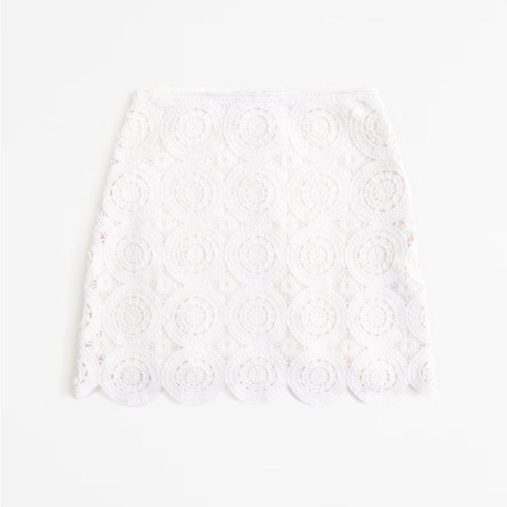 Abercrombie crochet mini skirt